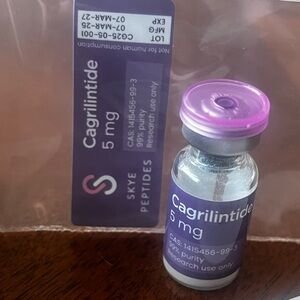 Cagri 5mg lyophilized vial research peptide weight loss / diet COA included
